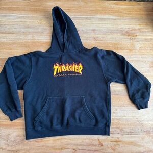 Thrasher Hoodie Kids Zumiez Medium Skateboard